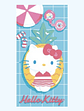 TOALLA PLAYA 70x140CM + BOLSO HELLO KITTY SANRIO ORIGINAL CALIDAD MICROFIBRA  - Miniatura 1