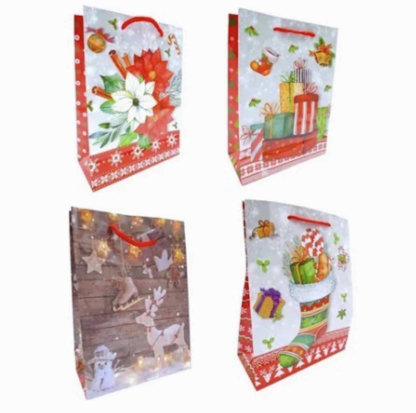 UNIDAD BOLSA DE REGALO NAVIDAD XL 56x40x13CM  1