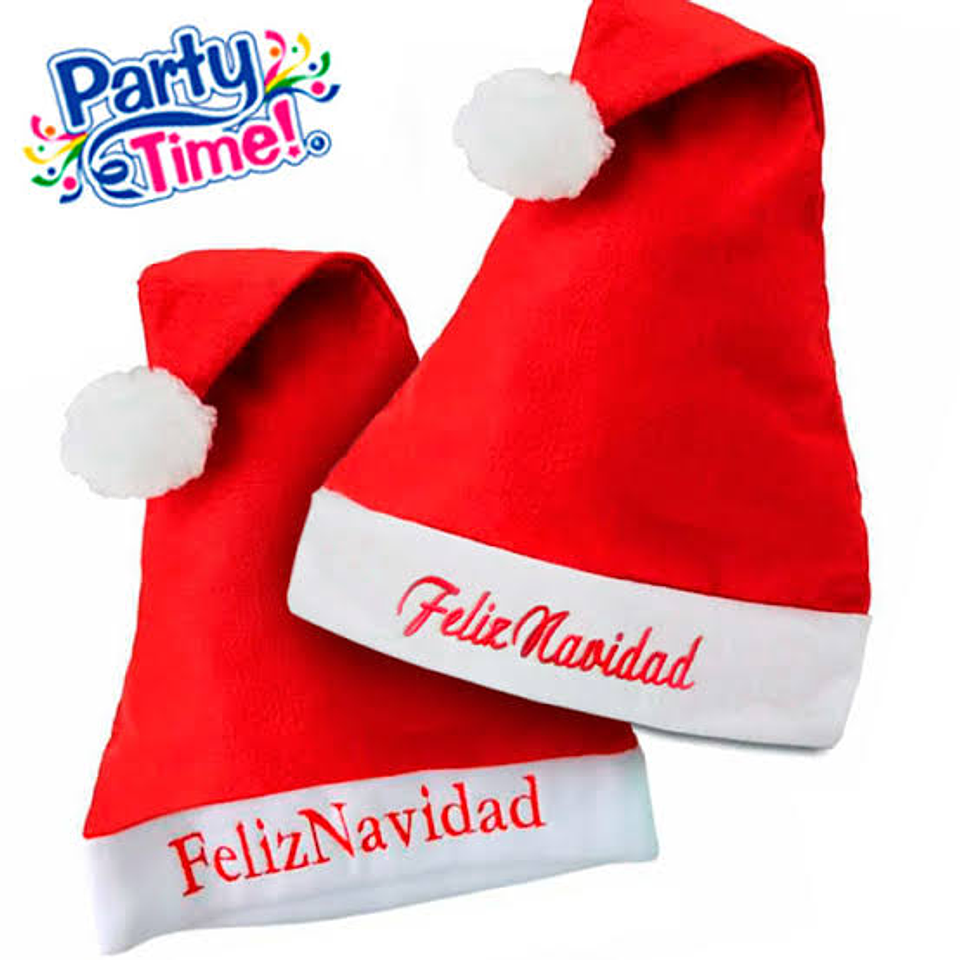 DOCENA DE GORRO NAVIDAD CLÁSICO  2
