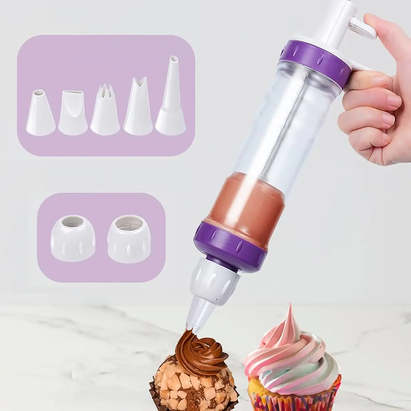 KIT JERINGA PASTELERA +5 BOQUILLAS  8