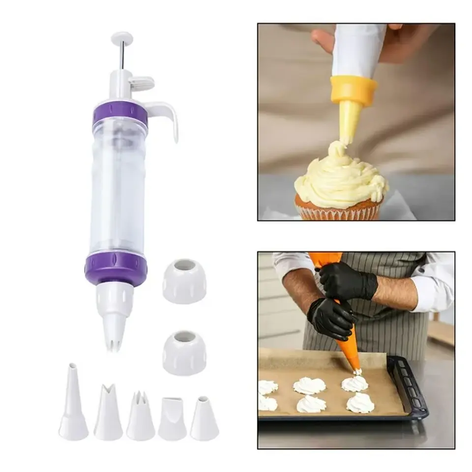 KIT JERINGA PASTELERA +5 BOQUILLAS  9