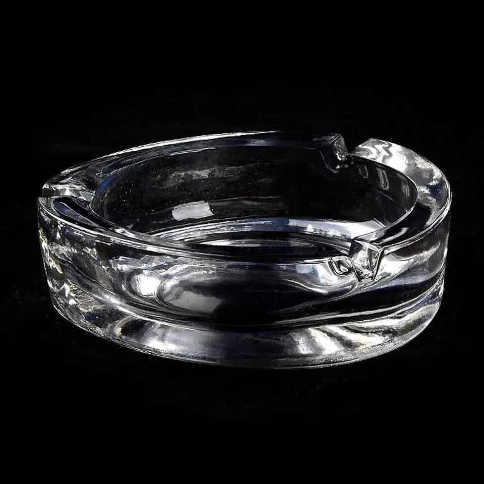 CENICERO DE CRYSTAL FORMA DE CORAZÓN 10x10.5CM 3