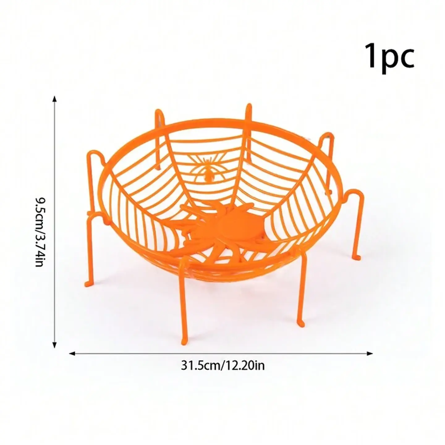 CANASTA DULCERA DE HALLOWEEN ARANA 28x28CM 3