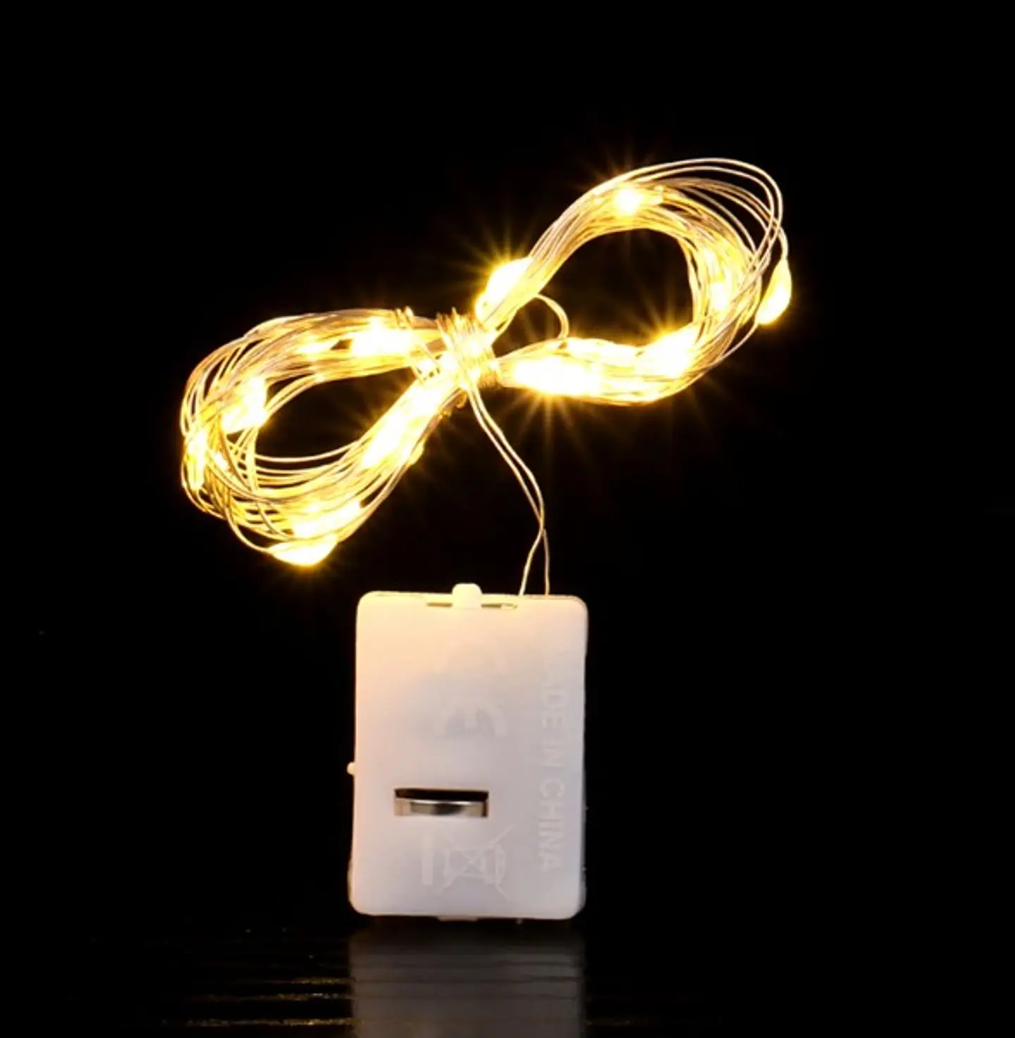 LUCES MICRO LED HADA 1 METRO CÁLIDA A PILAS 1