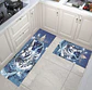 ALFOMBRA SET DE COCINA DOBLE 40x60CM + 40x120CM NAVIDAD CELESTE 2025 - Miniatura 2