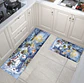 ALFOMBRA SET DE COCINA DOBLE 40x60CM + 40x120CM NAVIDAD CELESTE 2025 - Miniatura 5