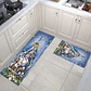 ALFOMBRA SET DE COCINA DOBLE 40x60CM + 40x120CM NAVIDAD CELESTE 2025 - Miniatura 6