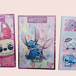 PALETA DE SOMBRAS DE 40 TONOS STITCH Y LABUBU