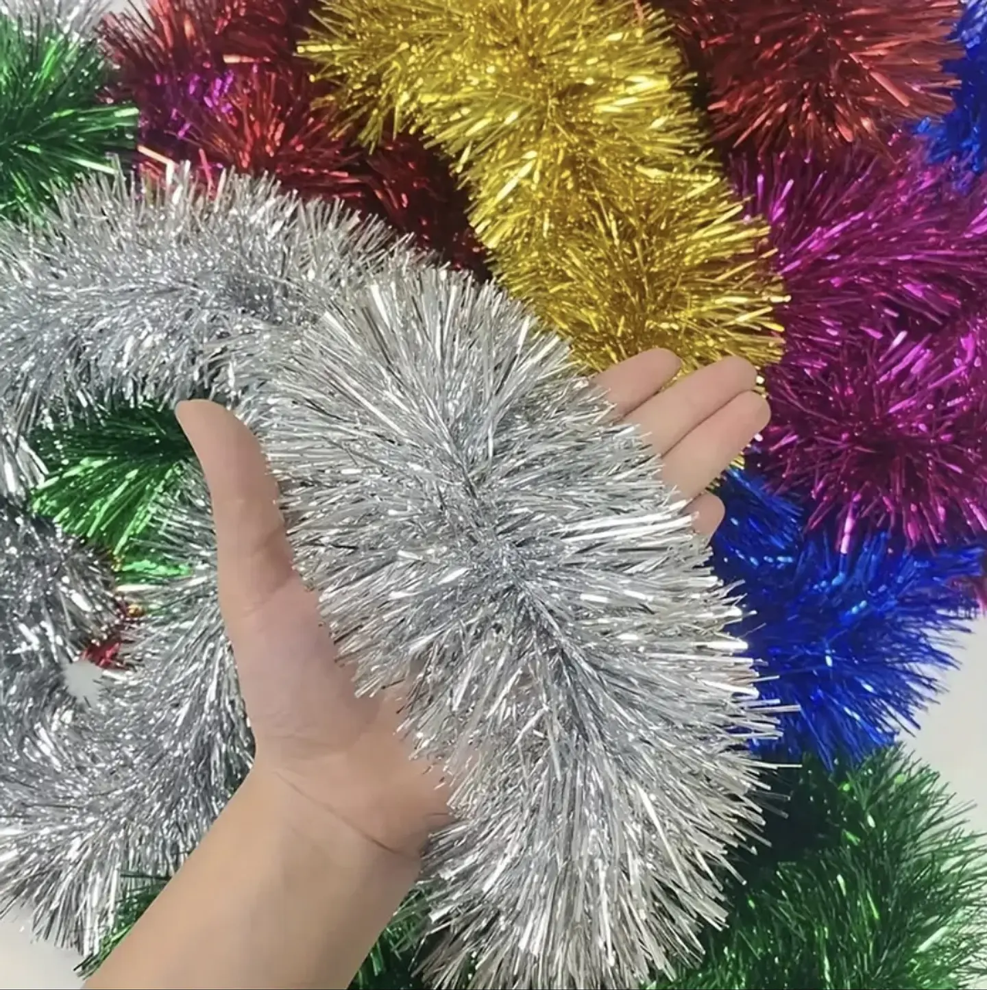 GUIRNALDAS DECORATIVAS DE 2 METROS METÁLICAS  4