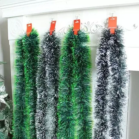 GUIRNALDAS DECORATIVAS DE 2 METROS VERDES 