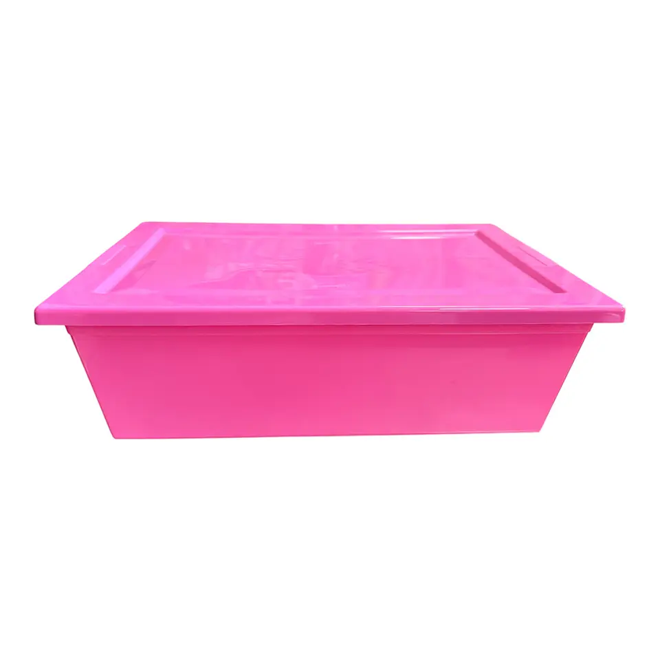 CAJA ORGANIZADORA FUCSIA 34x21x11CM 2
