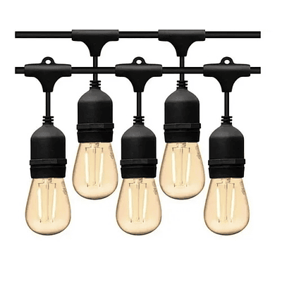 GUIRNALDA CALIDAD 10 AMPOLETAS 5 METROS SOLAR