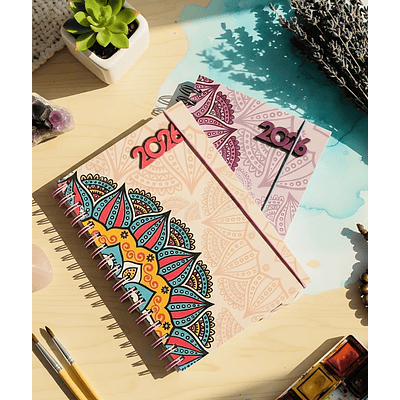 AGENDA 2026 MANDALA 13x10CM