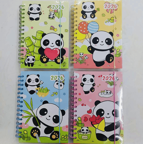 AGENDA 2026 PANDA 13x10CM