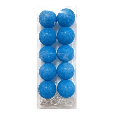 GUIRNALDA DECORATIVAS 10 PELOTAS A PILAS 