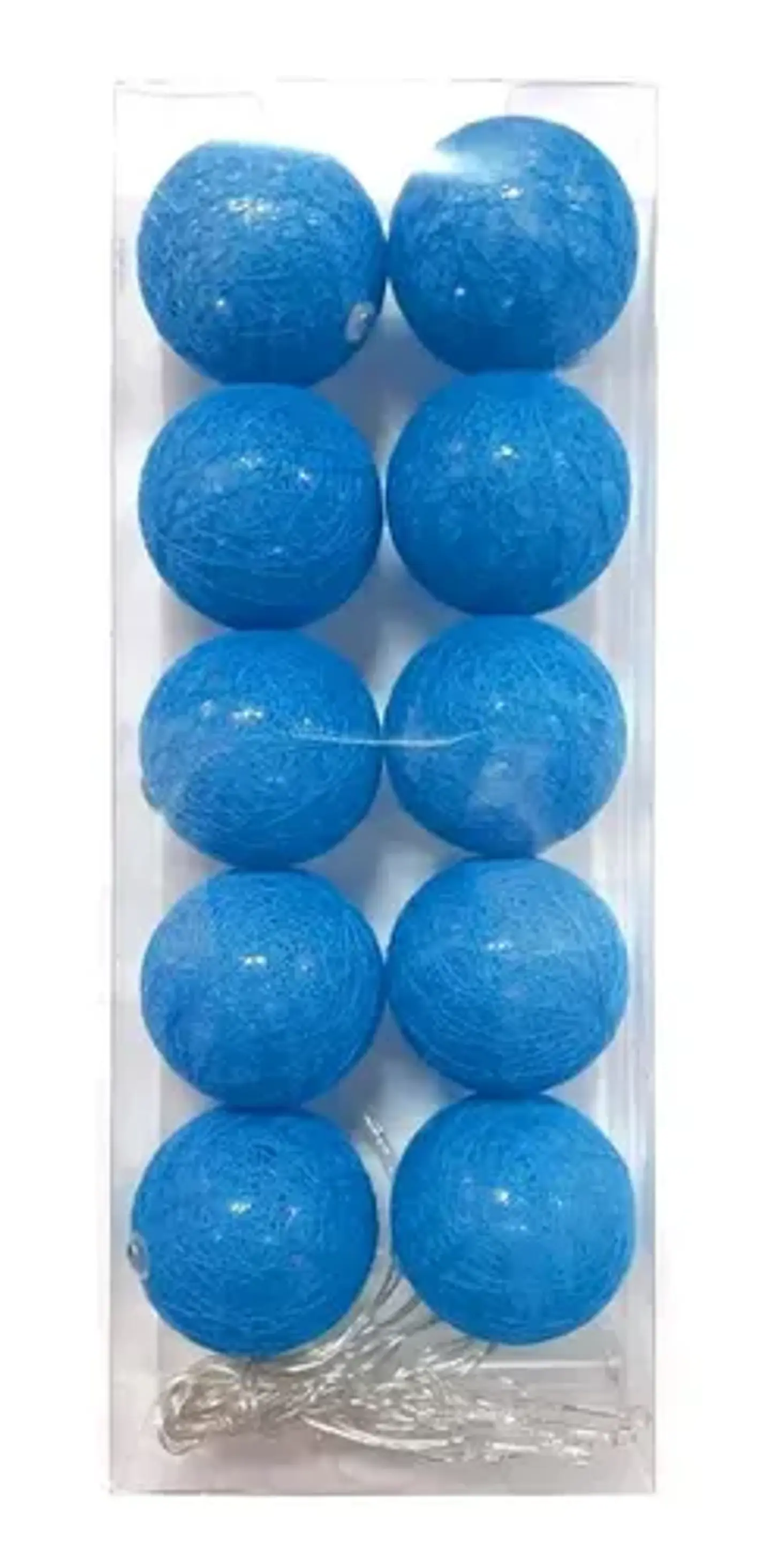 GUIRNALDA DECORATIVAS 10 PELOTAS A PILAS  2