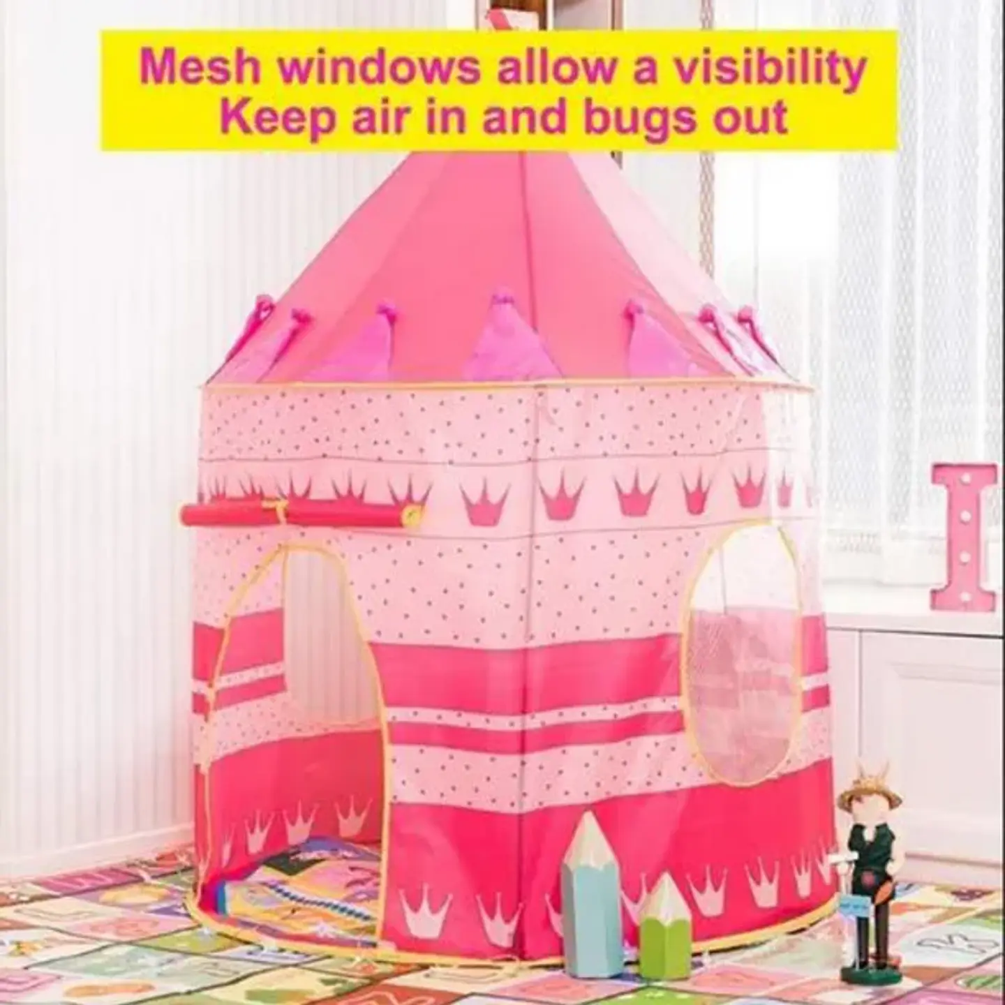 CARPA CASTILLO ARMABLE NIÑO CON FUNDA  4
