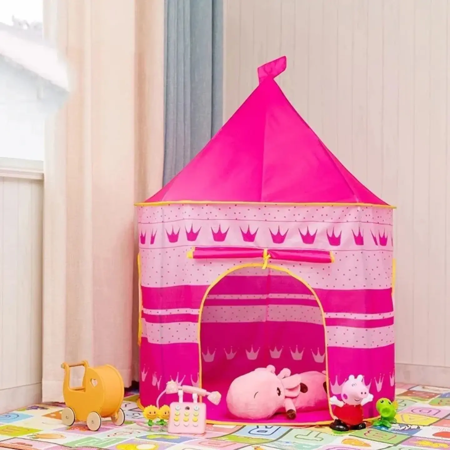 CARPA CASTILLO ARMABLE NIÑO CON FUNDA  3
