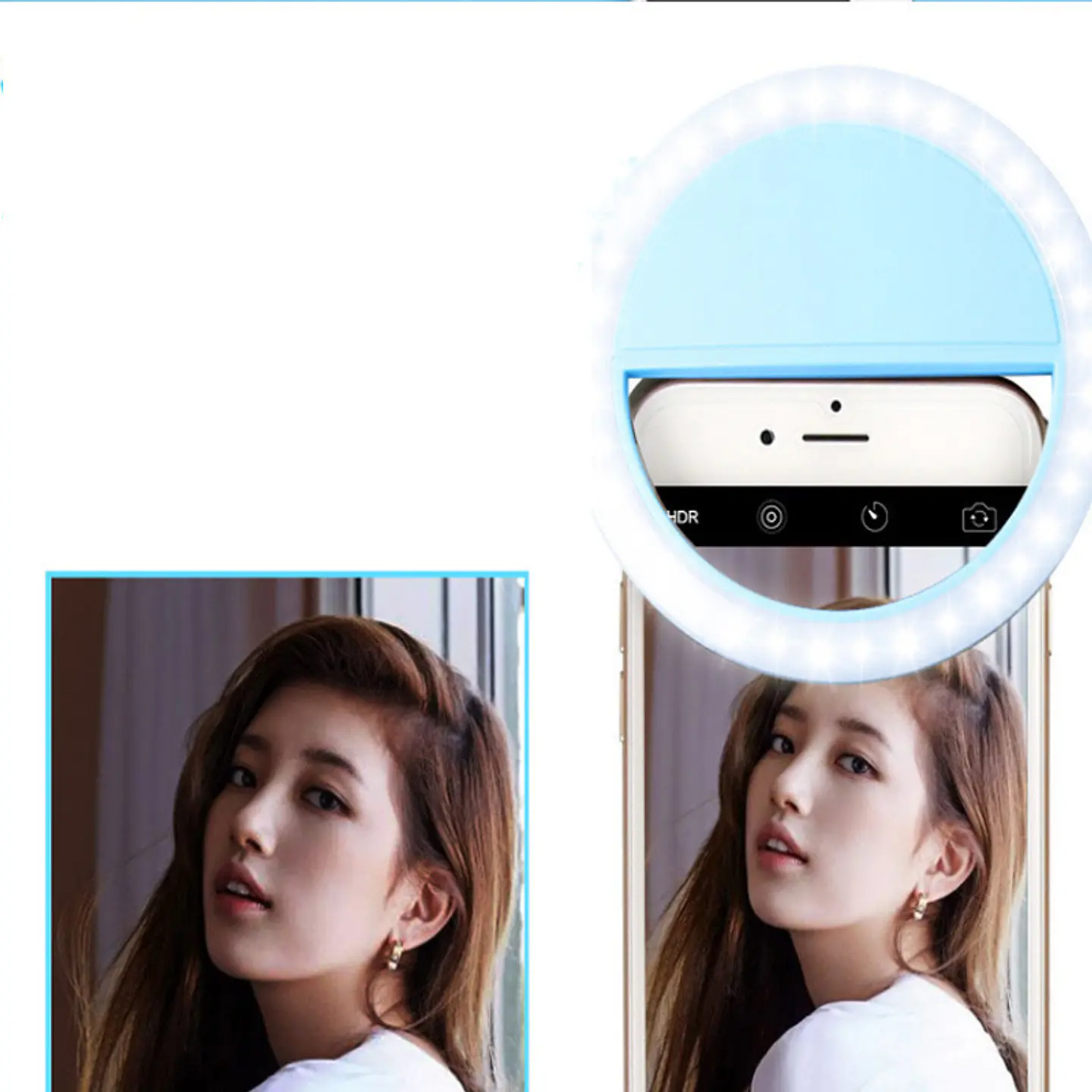 MINI ARO DE LUZ PARA TELÉFONO CARGA USB 3