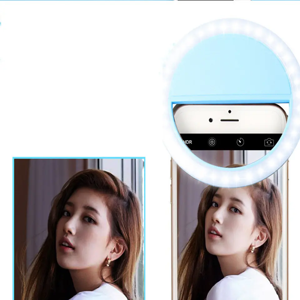 MINI ARO DE LUZ PARA TELÉFONO CARGA USB 3