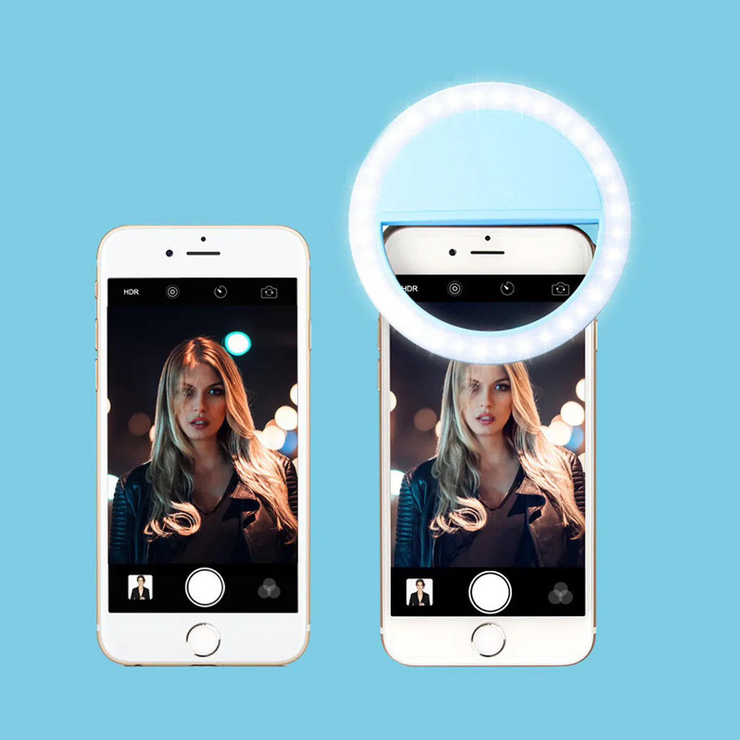 MINI ARO DE LUZ PARA TELÉFONO CARGA USB 2