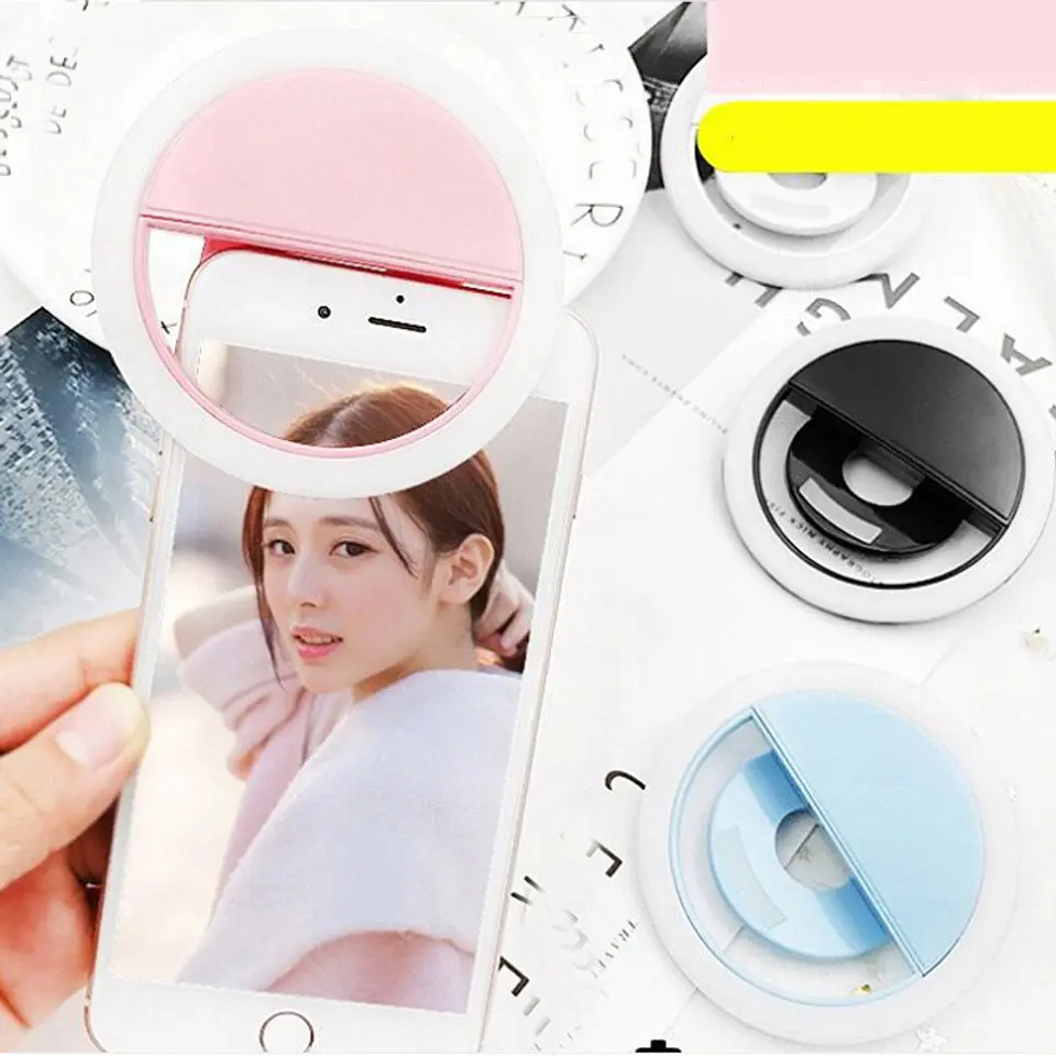 MINI ARO DE LUZ PARA TELÉFONO CARGA USB 9