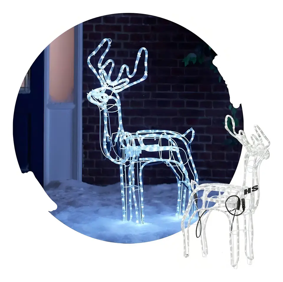 RENO CABEZA MÓVIL BLANCO 120x100CM 2