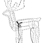 RENO CABEZA MÓVIL AZUL 120x100CM