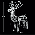 RENO CABEZA MÓVIL AZUL 120x100CM