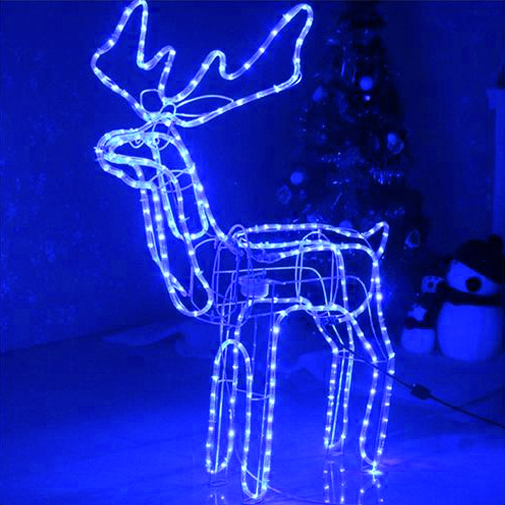 RENO CABEZA MÓVIL AZUL 120x100CM