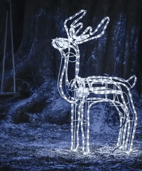 RENO CABEZA MÓVIL BLANCO 120x100CM