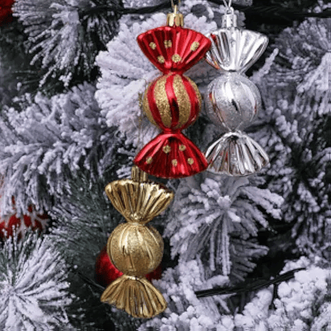 ADORNO CARAMELO PARA ÁRBOL DE NAVIDAD 23CM