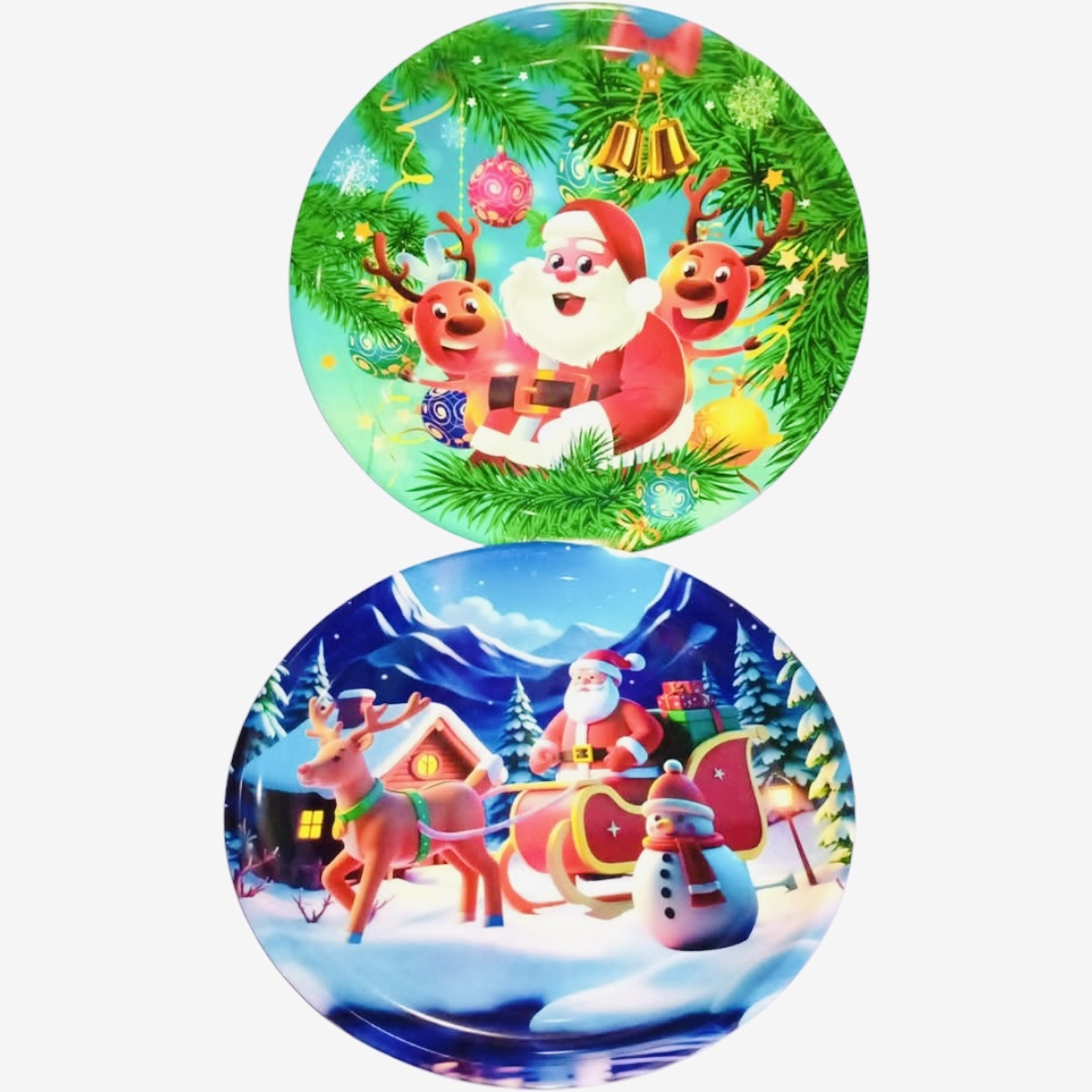 BANDEJA 3D NAVIDAD 34CM 3