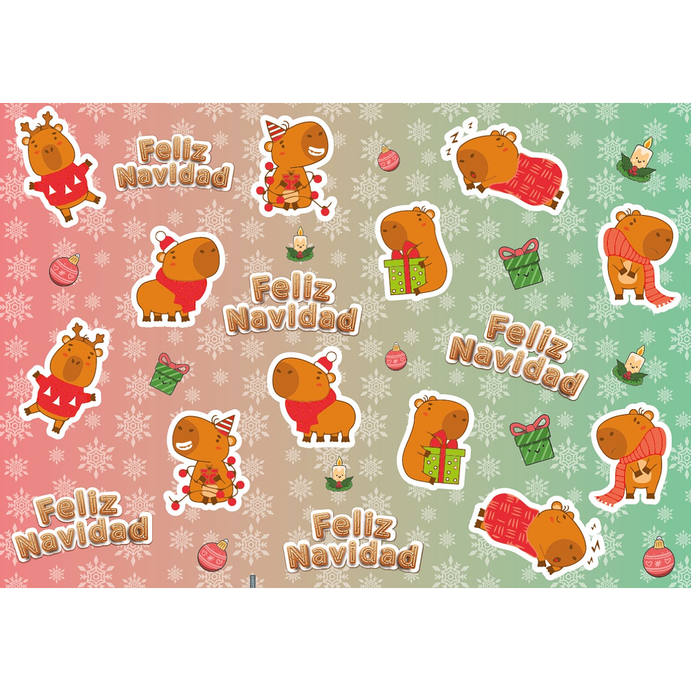 ROLLO PAPEL DE REGALO DISNEY NAVIDAD 100 PLIEGOS 70x100CM