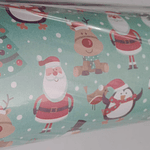 ROLLO PAPEL DE REGALO NAVIDAD CLÁSICO 100 PLIEGOS 70x100CM