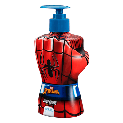 JABÓN LÍQUIDO CON DISPENSADOR 300ML SPIDERMAN