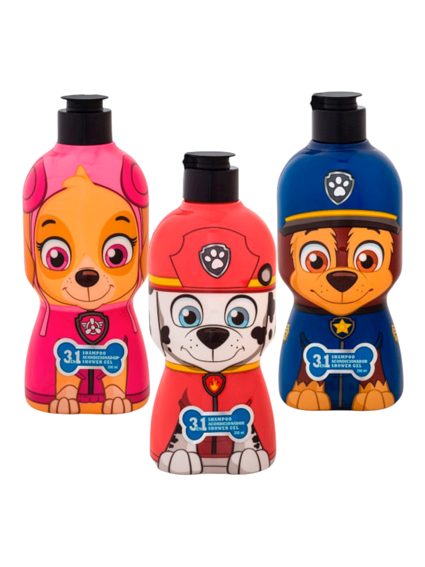 3EN1 SHAMPOO, ACONDICIONADOR, SHOWER GEL DE 350ML PAW PATROL  1