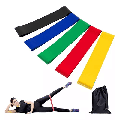 BANDAS ELÁSTICAS DE RESISTENCIA PARA EJERCITARSE 