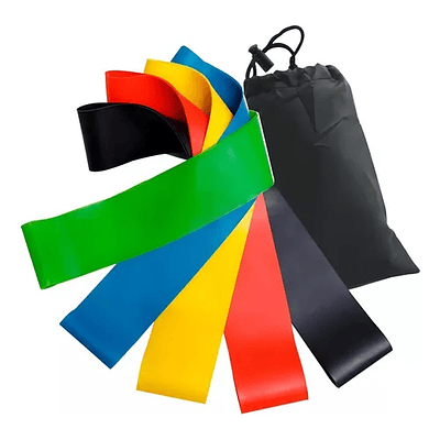 BANDAS ELÁSTICAS DE RESISTENCIA PARA EJERCITARSE 