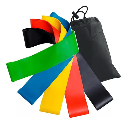 BANDAS ELÁSTICAS DE RESISTENCIA PARA EJERCITARSE 