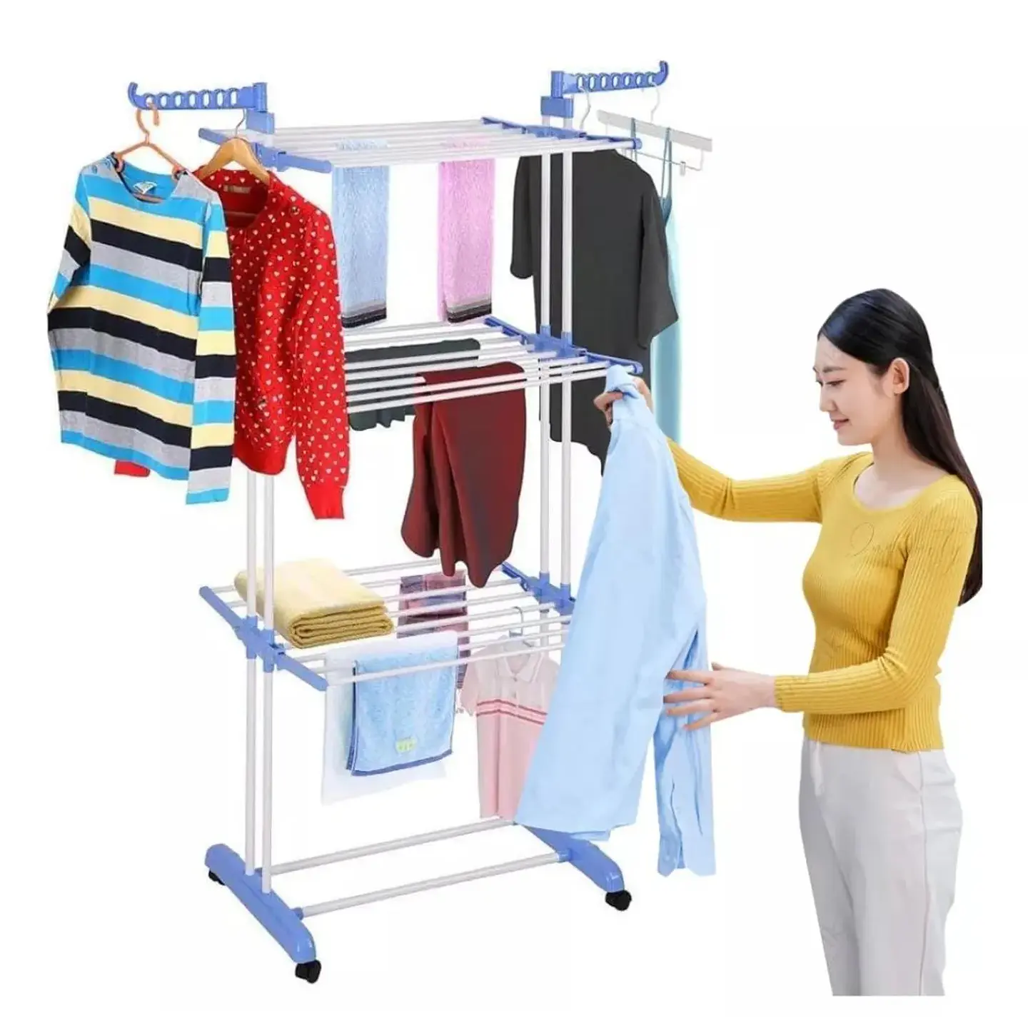 TENDEDERO PLEGABLE 3 NIVELES GRANDE 40KG 1