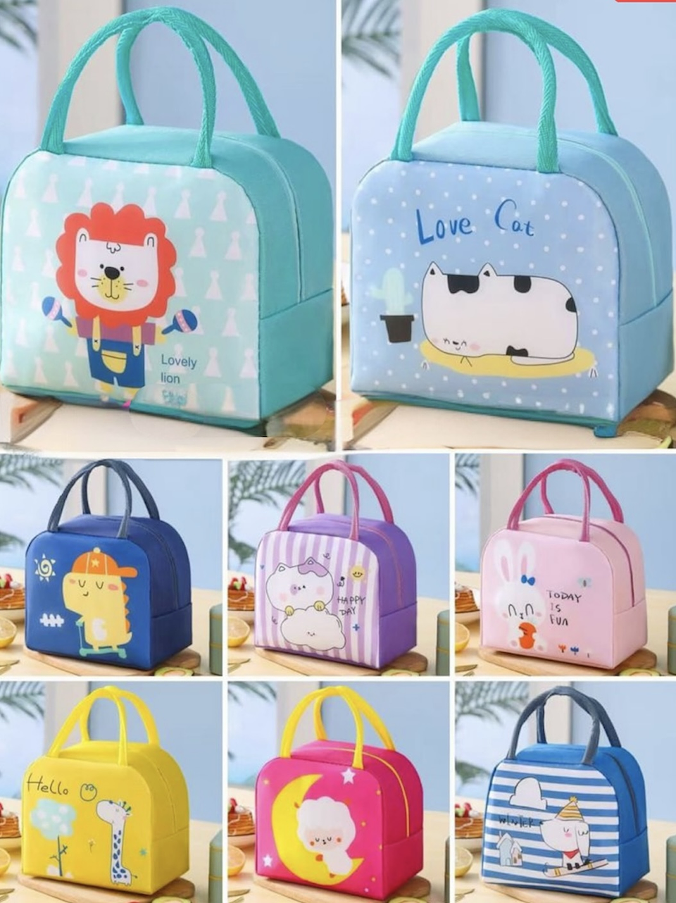 LONCHERA TÉRMICA KAWAI CALIDAD  1