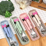 SET DE CUBIERTOS DE ACERO MINNIE MOUSE CON ESTUCHE