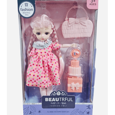 MUÑECA REALISTA ARTICULADA CON ACCESORIOS 30CM