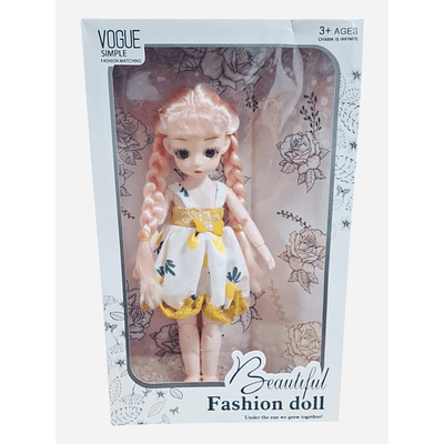 MUÑECA REALISTA ARTICULADA 33CM