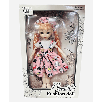 MUÑECA REALISTA ARTICULADA 33CM