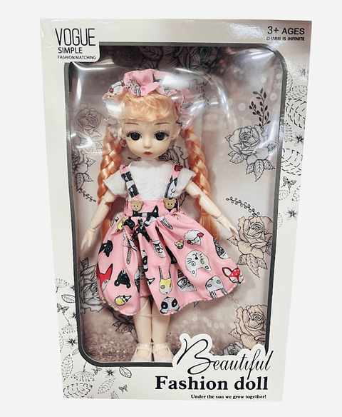 MUÑECA REALISTA ARTICULADA 33CM