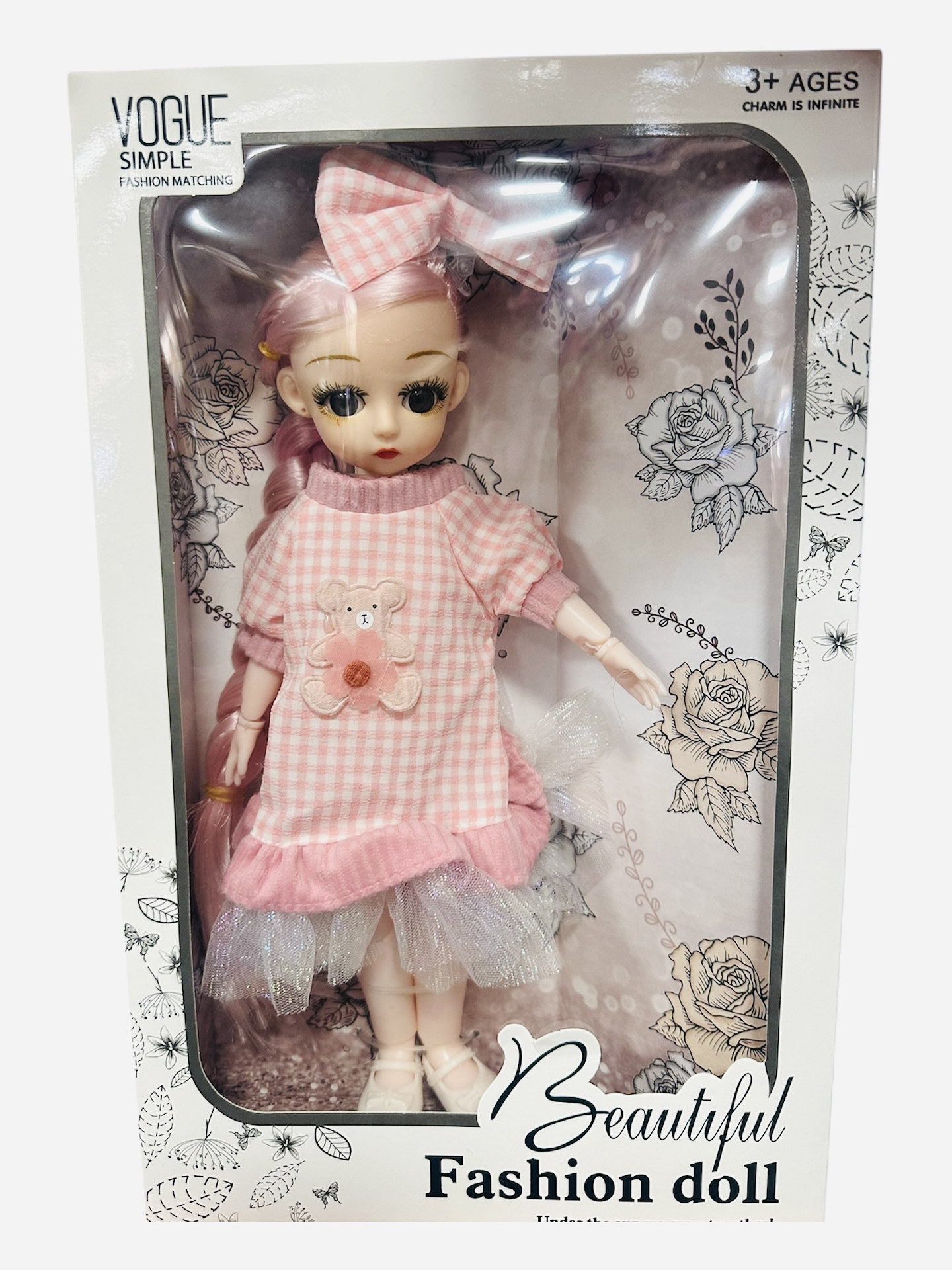 MUÑECA REALISTA ARTICULADA 33CM 4