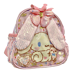 MOCHILA Y CARTERA BRILLANTE SANRIO Y UNICORNIO 