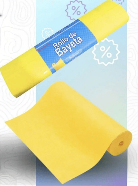 ROLLO PAÑO AMARILLO MULTIUSO 35x3METROS